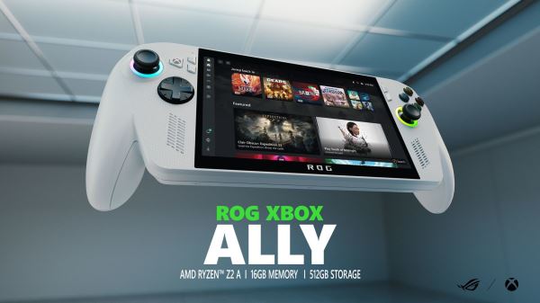 Игровая мобильность: Microsoft показала портативную консоль ASUS ROG Xbox Ally
