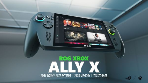 Игровая мобильность: Microsoft показала портативную консоль ASUS ROG Xbox Ally