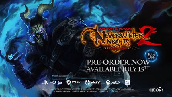 Легендарная Neverwinter Nights 2 получит обновленную версию и впервые выйдет на консолях Xbox