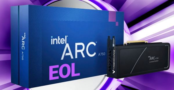 Intel отправила на пенсию свои первые настольные и мобильные видеокарты Arc