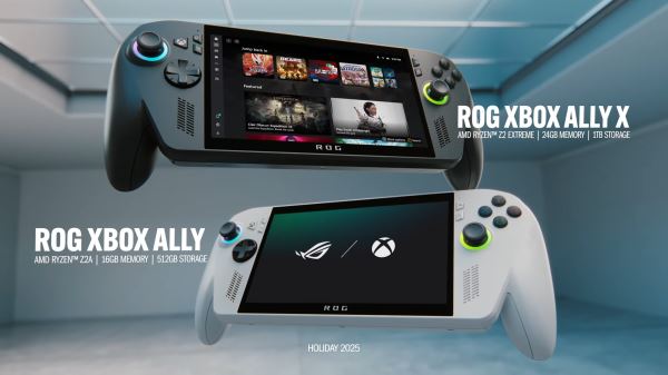 Игровая мобильность: Microsoft показала портативную консоль ASUS ROG Xbox Ally